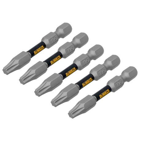 TOUGH GRIP 2-in T25 Torx Screwdriver Bit Set (5-Piece) DWAF2TX25TG5