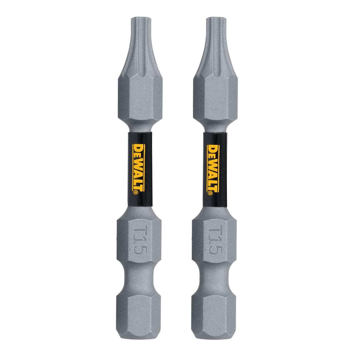 TOUGH GRIP 2-in T15 Torx Screwdriver Bit (2-Piece) DWAF2TX15TG2