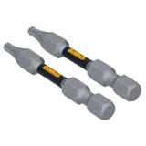 TOUGH GRIP 2-in T15 Torx Screwdriver Bit (2-Piece) DWAF2TX15TG2