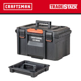 TRADESTACK System 21.625-in W x 12.125-in H x 14.625-in D Black Structural Foam Tool Box CMST21430