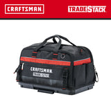 TRADESTACK System Black/Red Polyester 22.5-in Tool Bag CMST21450