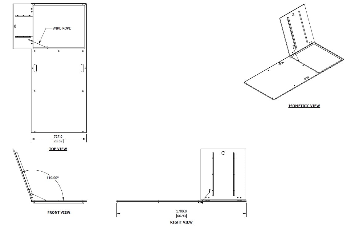 Steel 29-in Replacement Deck For Scaffolding MPISUSRD+BFL