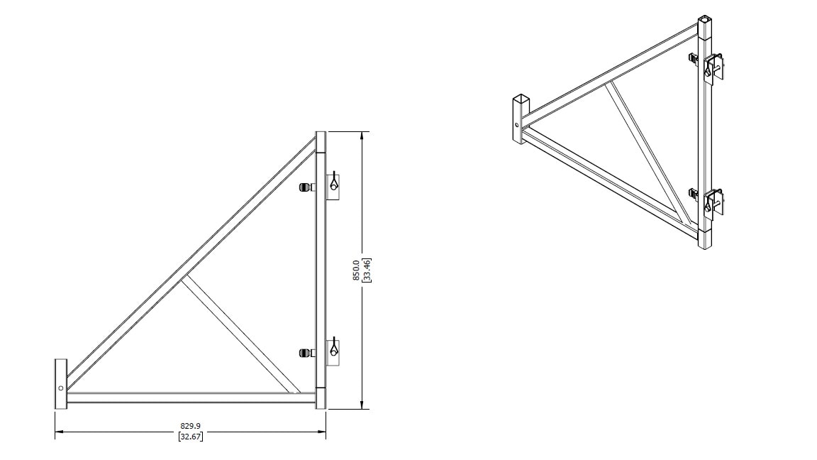 Steel 30-in Outrigger For Scaffolding 4-Pack MPISUWORP4+BFL