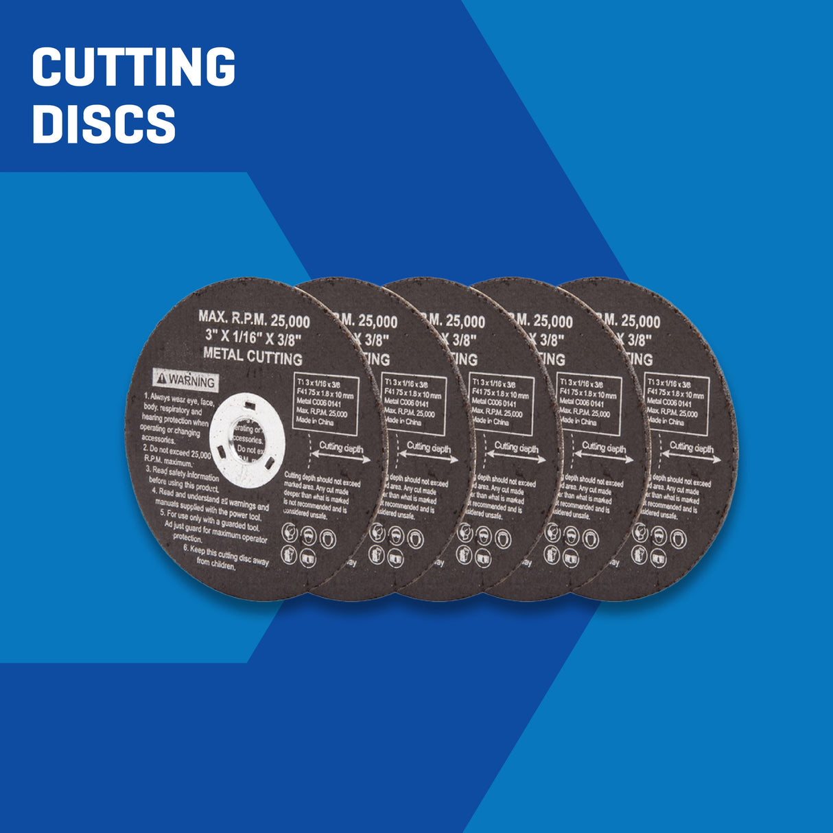 5-Piece Cutting Discs SGY-AIR77JH