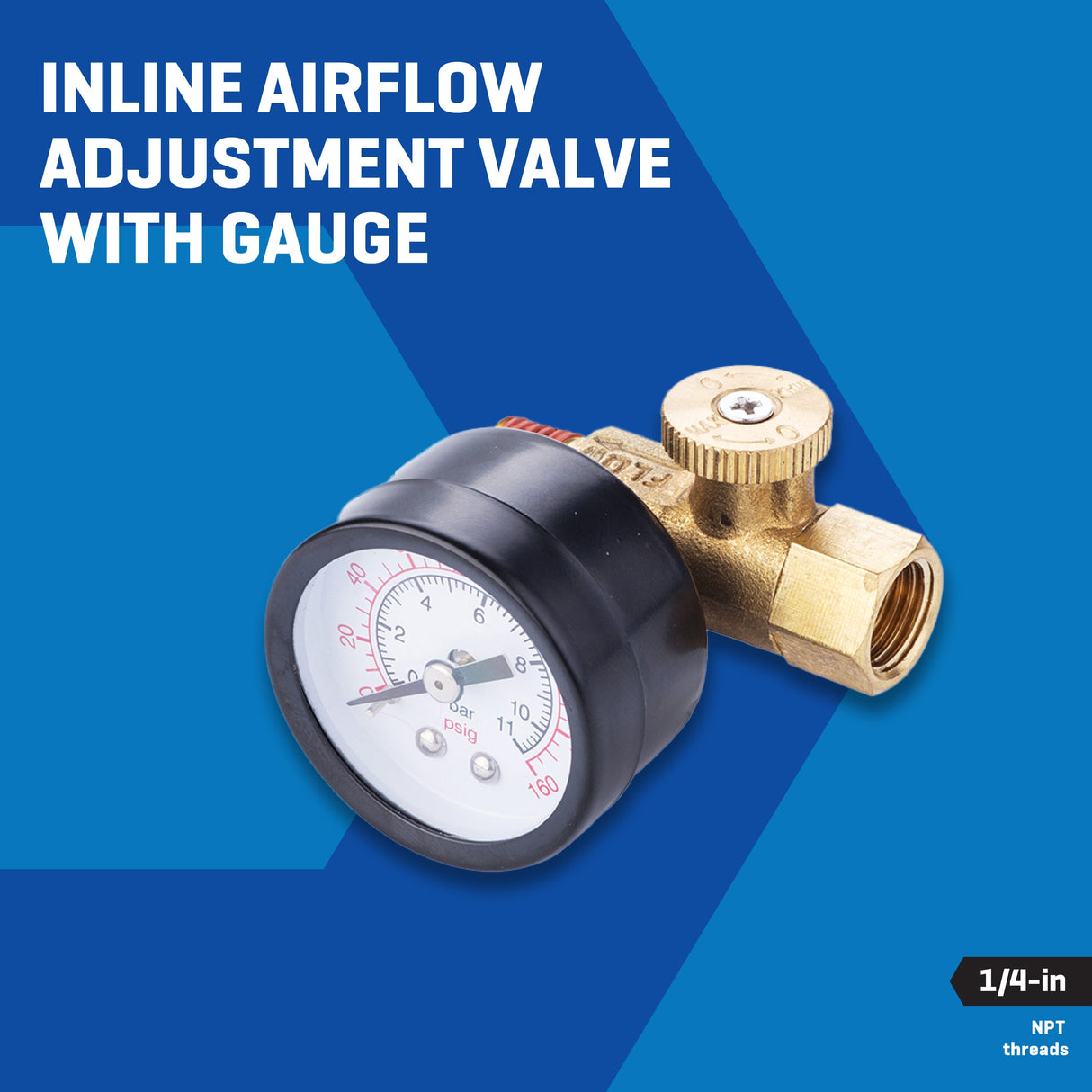 Air Adjusting Valve with-Gauge SGY-AIR246