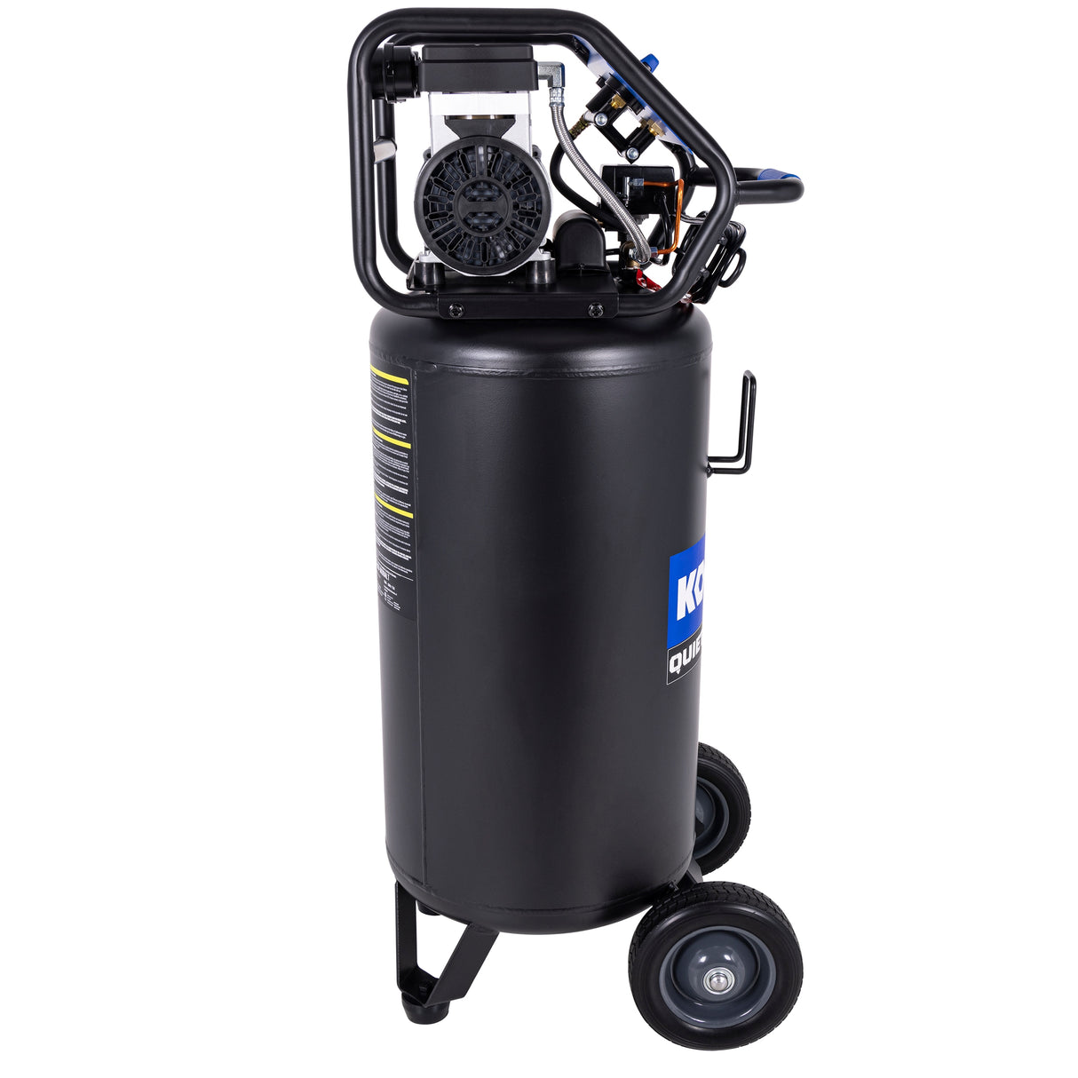 QUIET TECH 26-Gallon Portable Electric 150 PSI Vertical Quiet Air Compressor 3332644