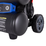 QUIET TECH 4.3-Gallon Portable Electric 150 PSI Twin Stack Quiet Air Compressor 3320447