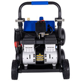 QUIET TECH 4.3-Gallon Portable Electric 150 PSI Twin Stack Quiet Air Compressor 3320447