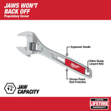 8 In. Adjustable Wrench