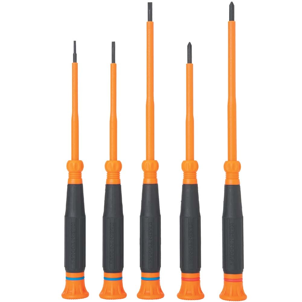 5-Piece Bi-material Handle Slotted/Phillips Screwdriver Set 85615INS