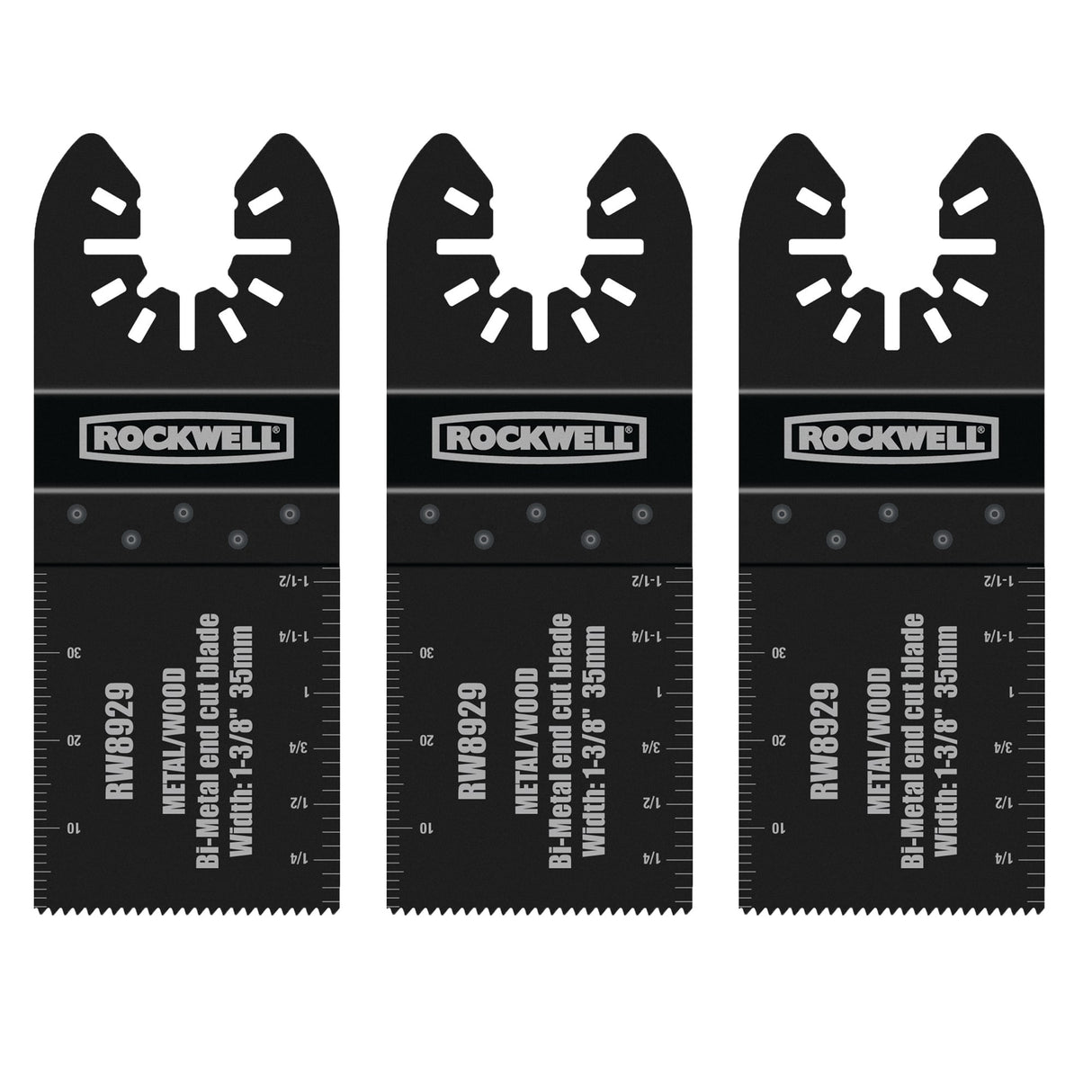 Sonicrafter 3-Pack Bi-Metal Oscillating Tool Blade RW8929.3