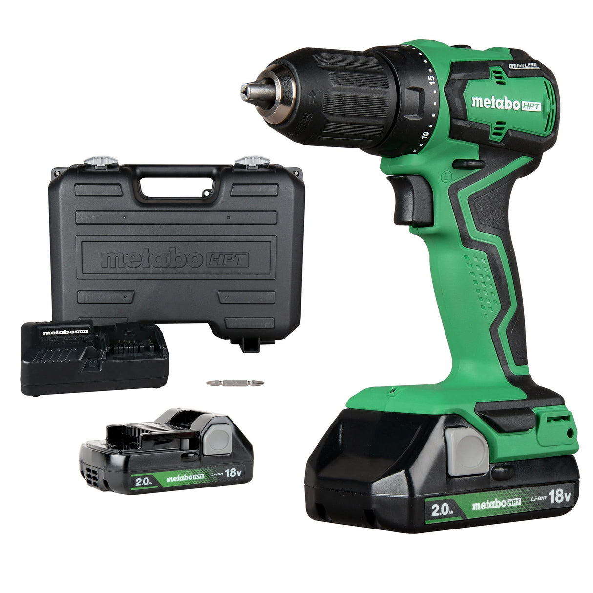 18-volt 1/2-in Keyless Brushless Cordless Drill (2-Batteries Included, Charger Included and Hard Case included) DS18DDXSM