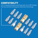 15 Pc Plug and Coupler Kit SGY-AIR252