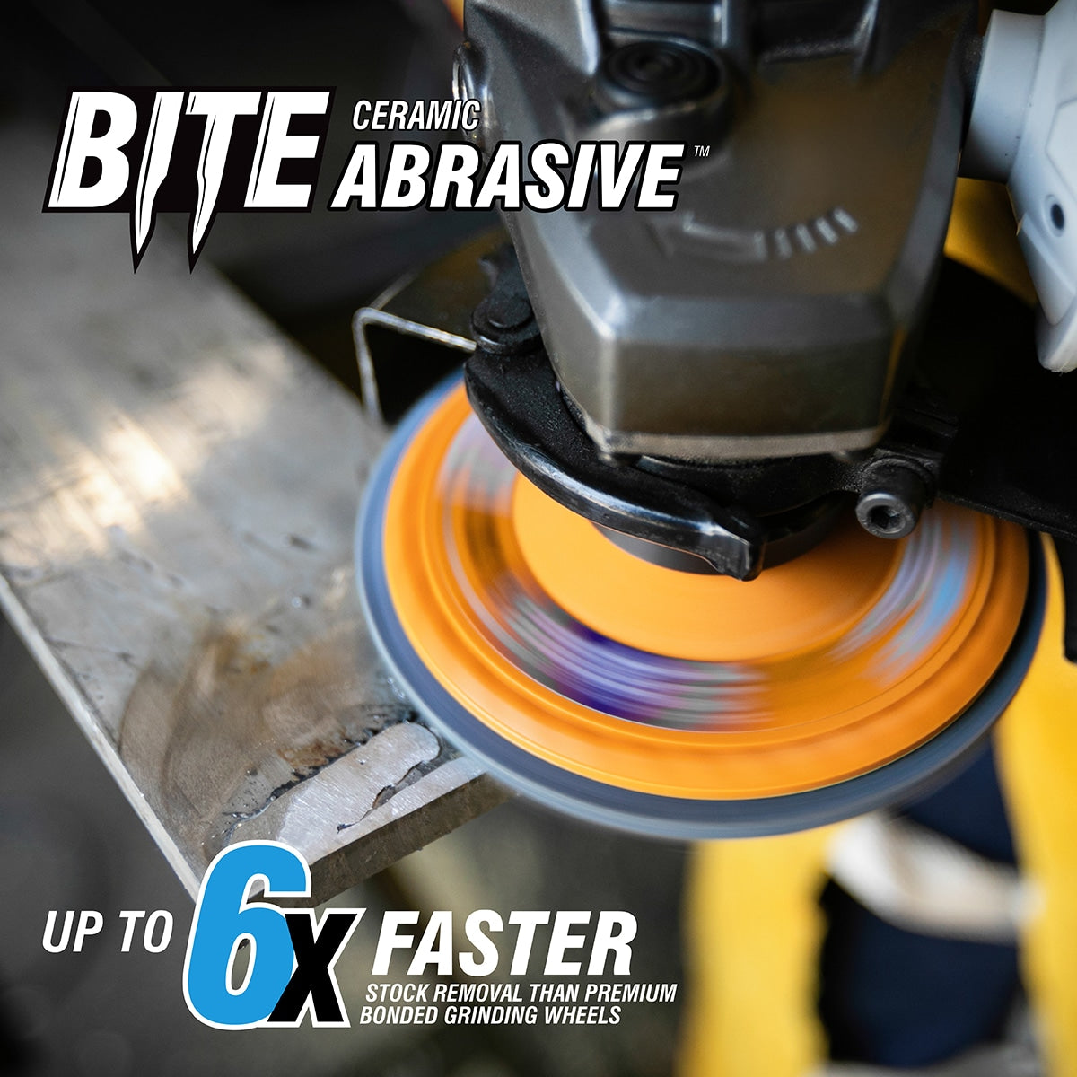 Bite Abrasive Bite 4.5-in Ceramic 36-Grit Flap Disc 21003