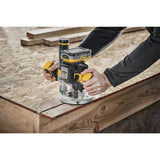 XR 1/4-in and 1/2-in 2.25-HP Variable Brushless Plunge Cordless Router (Bare Tool) DCW620B