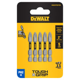 TOUGH GRIP 2-in #2 Phillips Screwdriver Bit (5-Piece) DWAF2PH2TG5