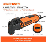 Corded Variable 11-Piece Oscillating Multi-Tool Kit 70800