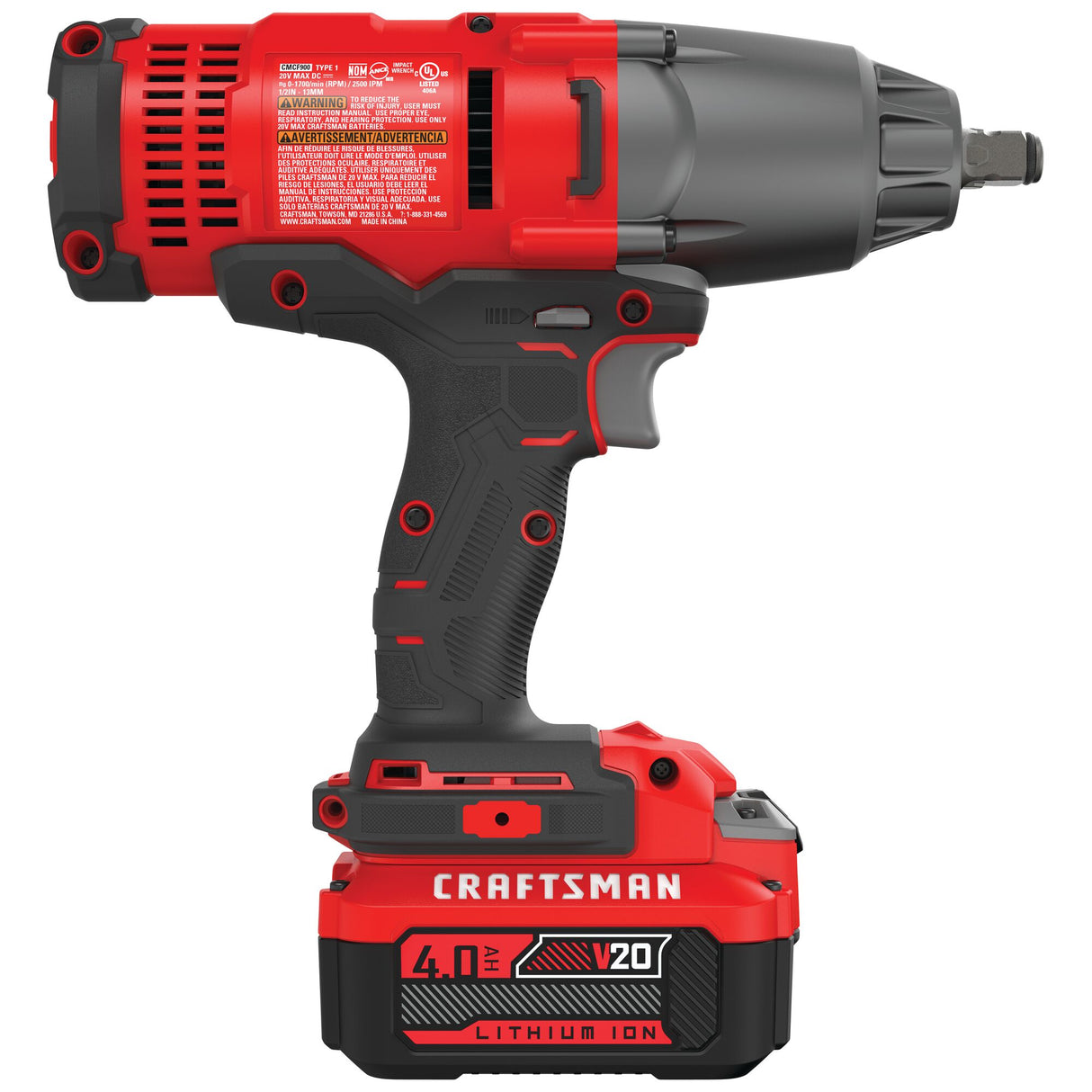 20V Max Variable 1/2-in Drive Cordless Impact Wrench (Battery Included) CMCF900M1