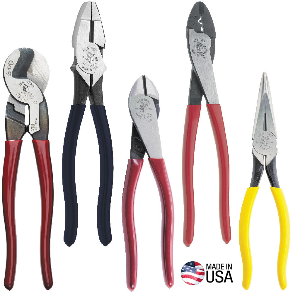 Dipped Plier Kit 5-Pack Assorted Pliers 80087