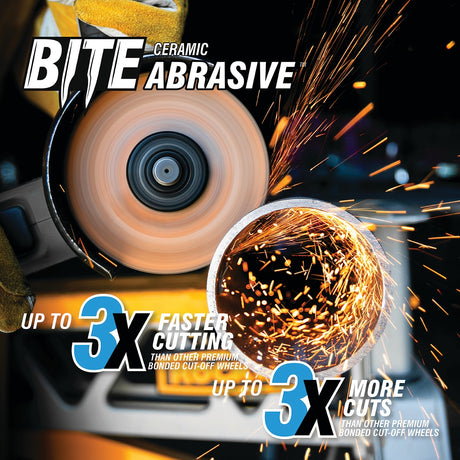 Bite Abrasive Bite 4-in Ceramic Cut-off Wheel 21102