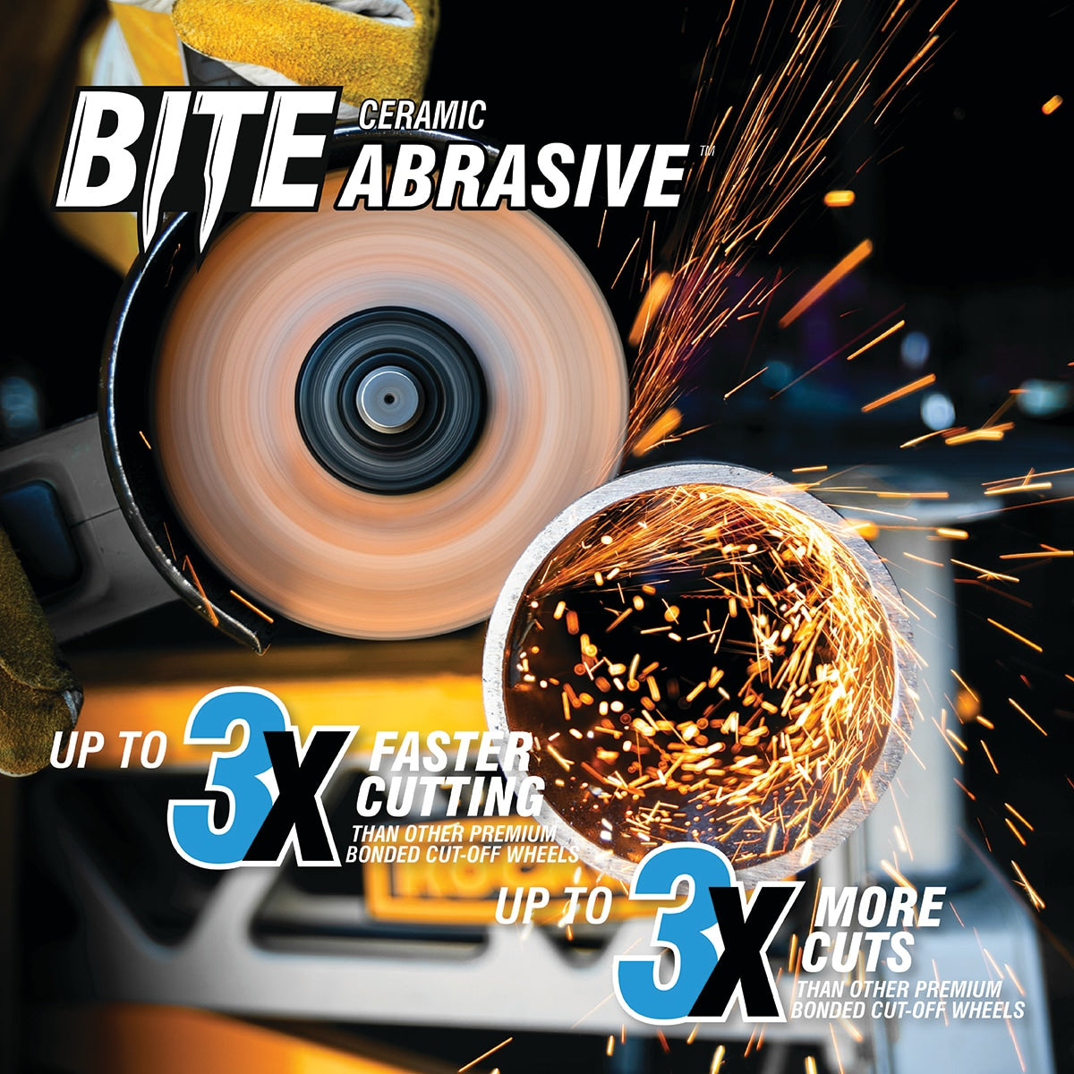 Bite Abrasive Bite 4.5-in Ceramic Cut-off Wheel 21105