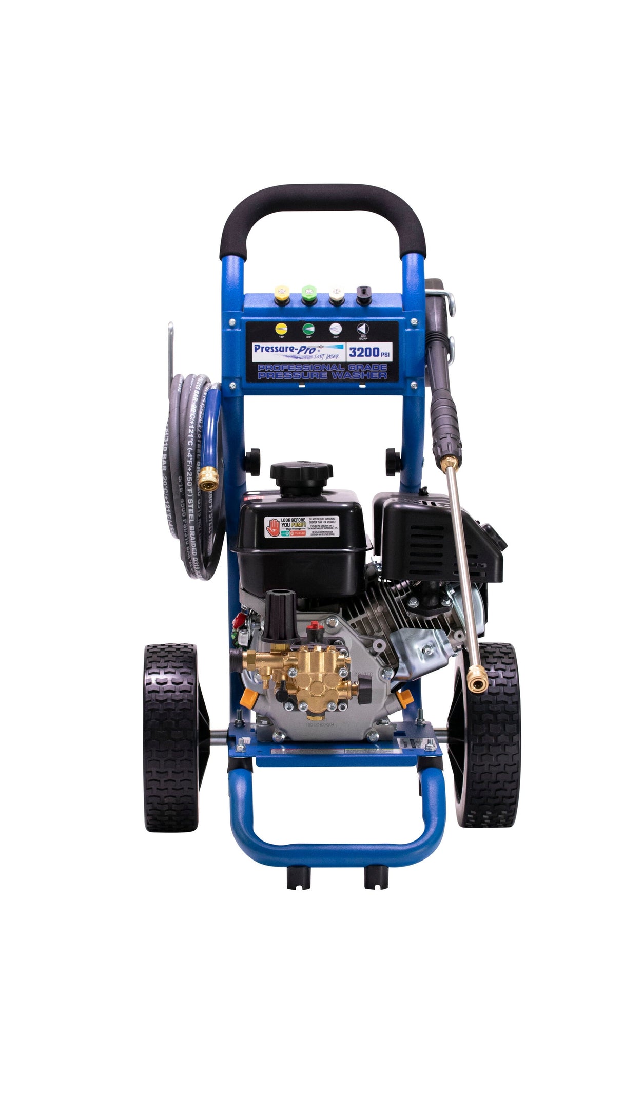 Dirt Laser 3200 PSI 2.5-GPMs Cold Water Gas Pressure Washer with 4 Spray Tips PP3225K