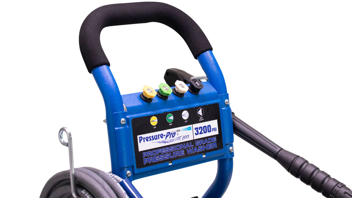 Dirt Laser 3200 PSI 2.5-GPMs Cold Water Gas Pressure Washer with 4 Spray Tips PP3225K