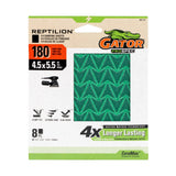 Reptilion 8-Piece Ceramic Alumina 180-Grit Sheet Sandpaper GAT-391114