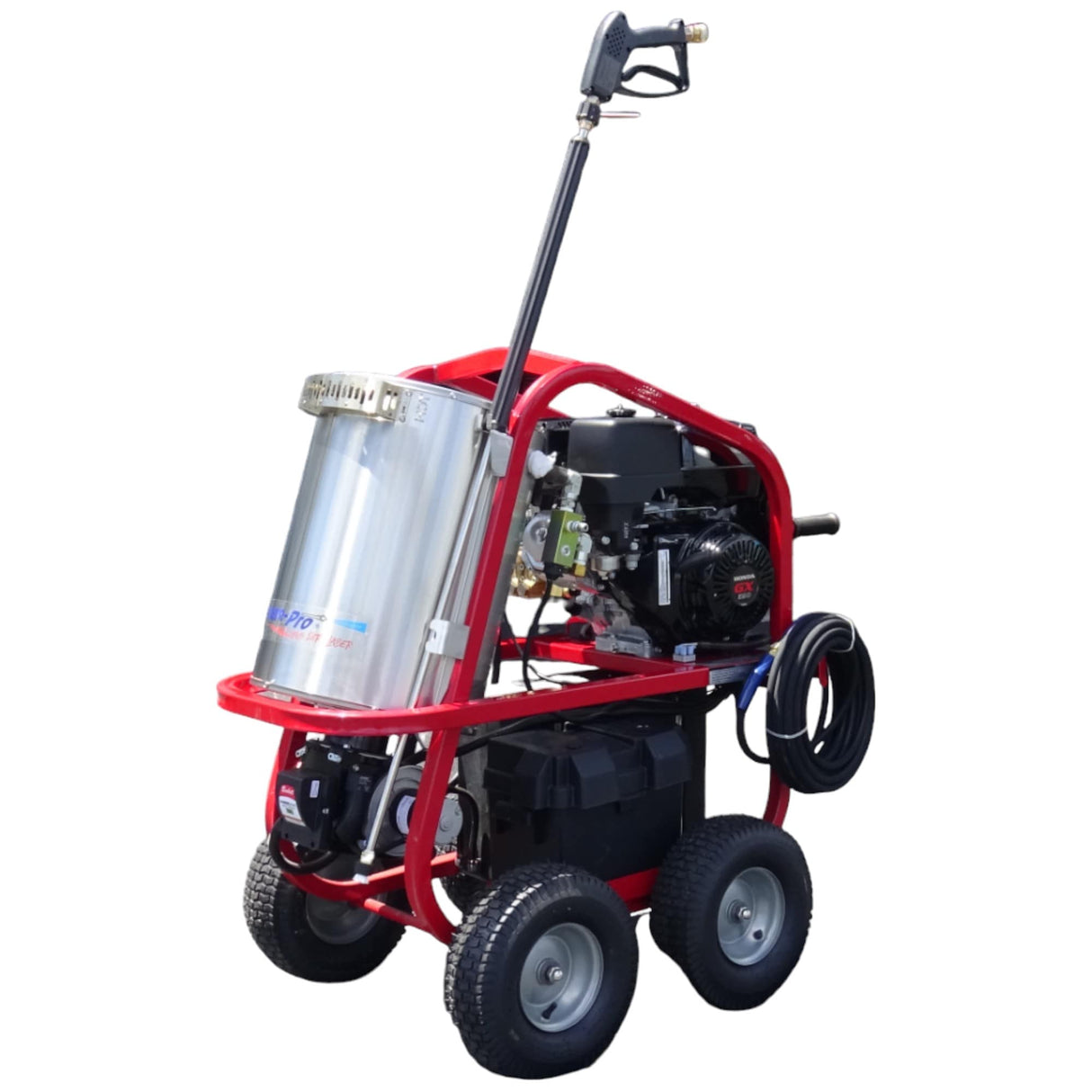 Dirt Laser 4000 PSI 3.5-GPMs Hot Water Gas Pressure Washer with 3 Spray Tips SH40004HH