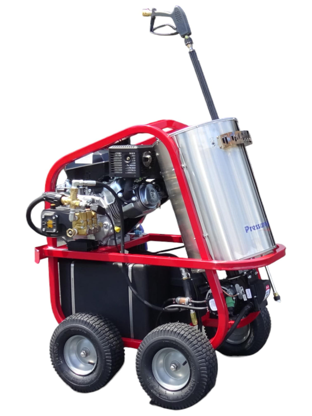 Dirt Laser 4000 PSI 3.5-GPM Hot Water Gas Pressure Washer with 4 Spray Tips (Battery Not Included) SH40004KH