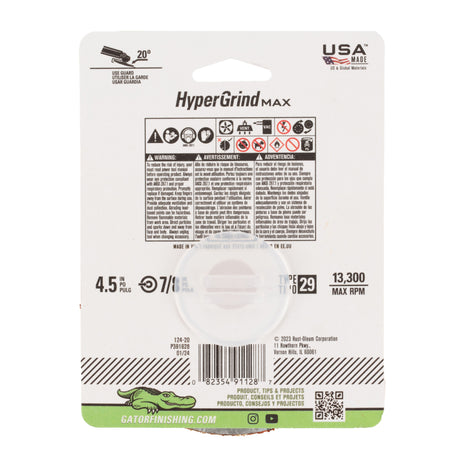 HyperGrind Ceramic Alumina 50-Grit Disc Sandpaper 391128