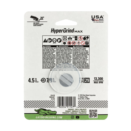 HyperGrind Ceramic Alumina 36-Grit Disc Sandpaper 391127