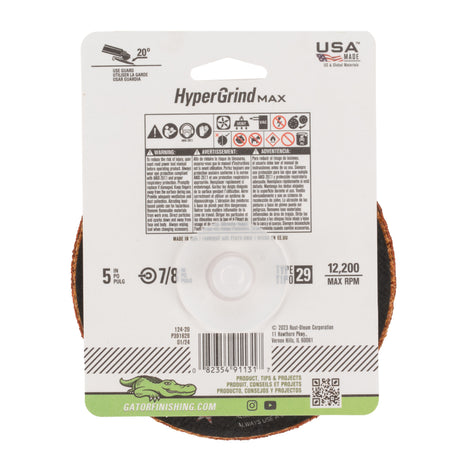 HyperGrind Ceramic Alumina 36-Grit Disc Sandpaper 391131