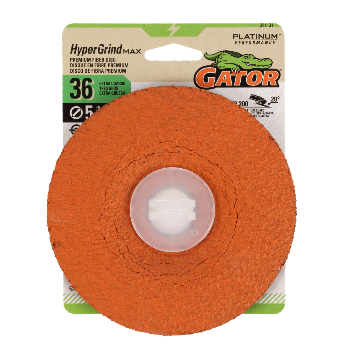 HyperGrind Ceramic Alumina 36-Grit Disc Sandpaper 391131