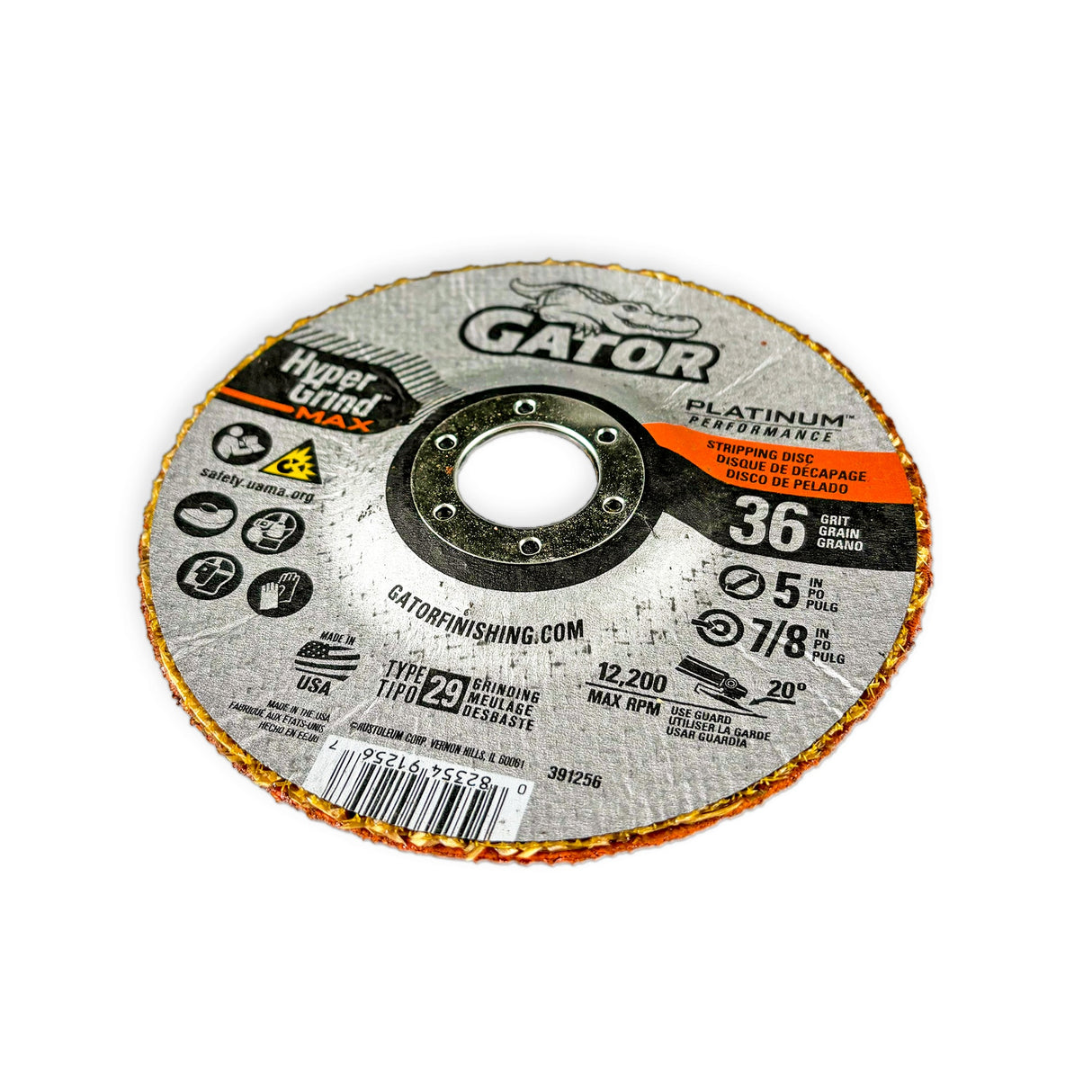 HyperGrind Ceramic Alumina 36-Grit Disc Sandpaper 391131