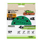 Reptilion 10-Piece Ceramic Alumina 220-Grit Disc Sandpaper GAT-391084