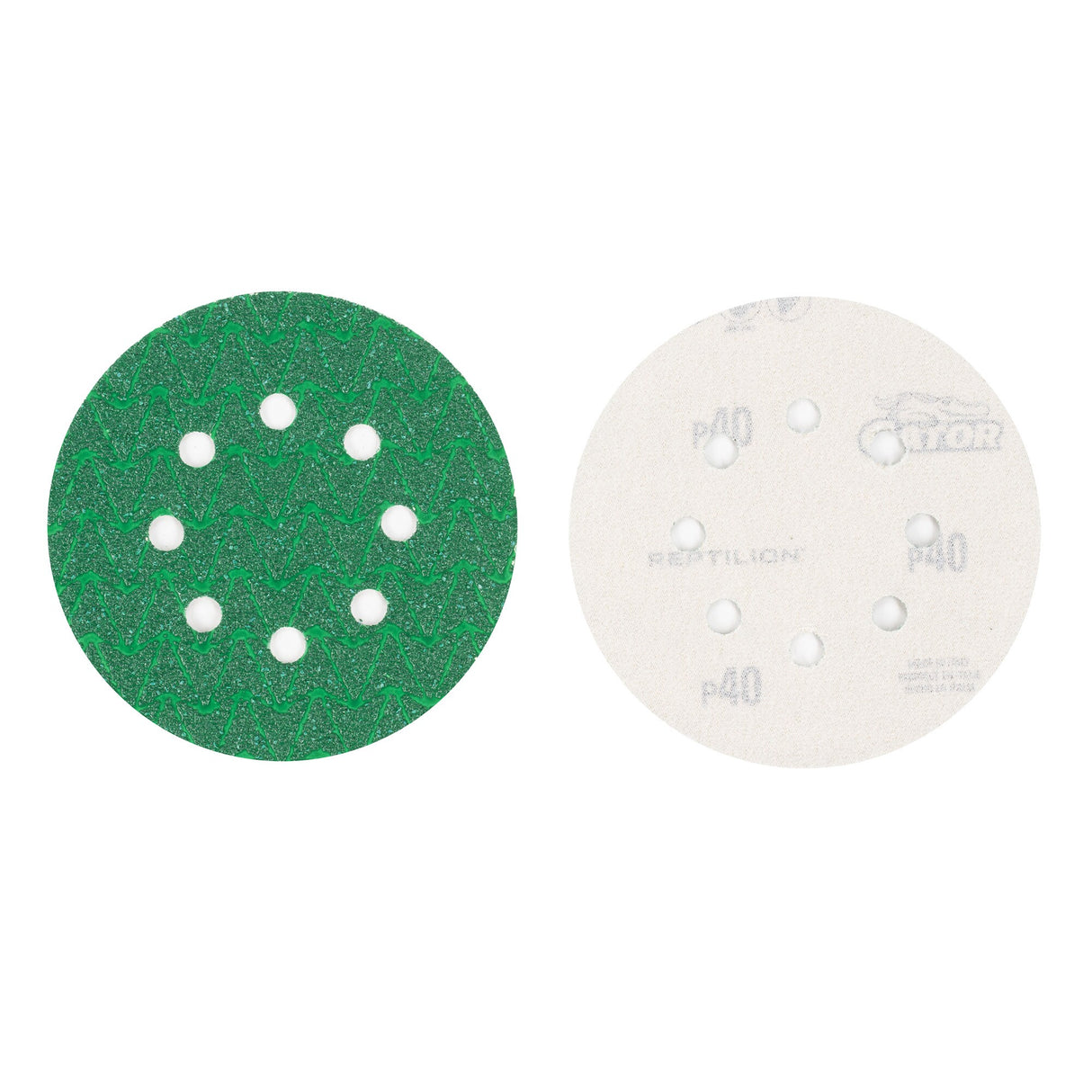 Reptilion 25-Piece Ceramic Alumina 40-Grit Disc Sandpaper GAT-391085