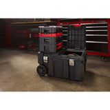 VERSASTACK 30.4-in W x 15.4-in H x 22-in D Black Polypropylene Rolling Tool Box CMST17870