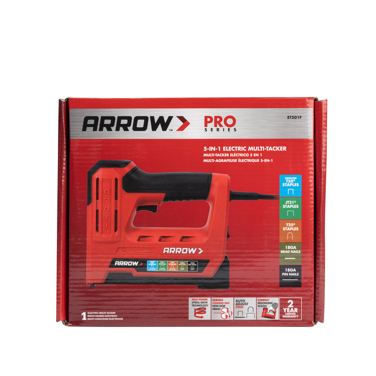 3/8-in Corded Electric Staple Gun ET501F