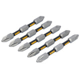 TOUGH GRIP 2-in #2 Phillips Screwdriver Bit (5-Piece) DWAF2DEPH2TG5