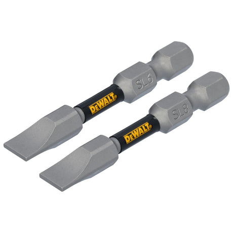 TOUGH GRIP Slotted Screwdriver Bit Set (2-Piece) DWAF2SL8TG2