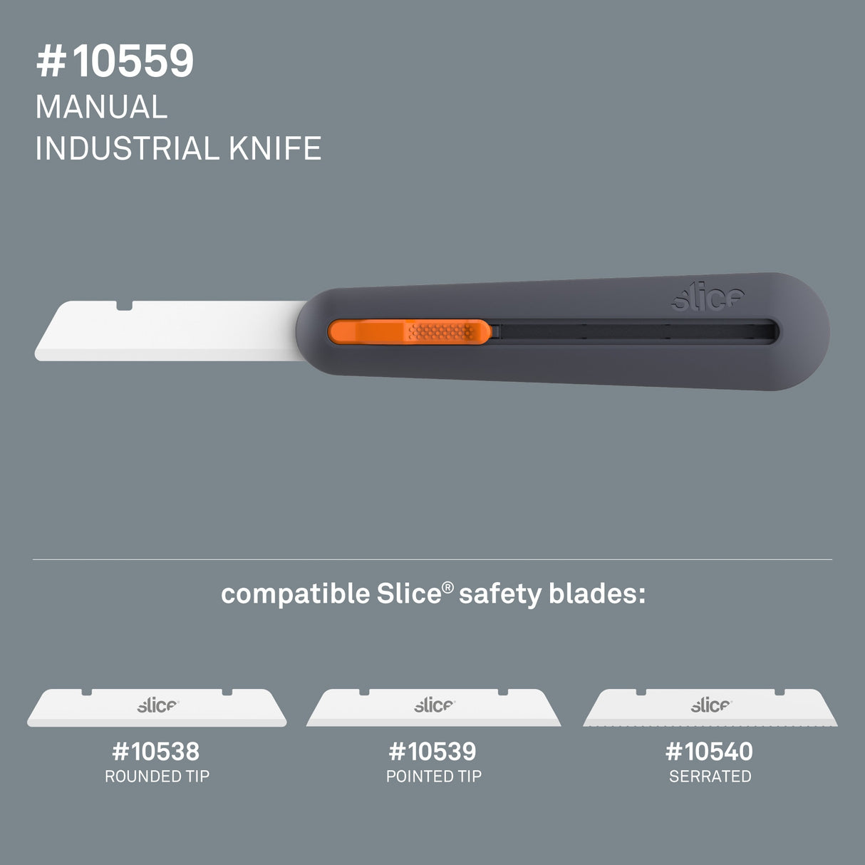 Manual Industrial 17.5Mm 1-Blade Retractable Utility Knife 10559