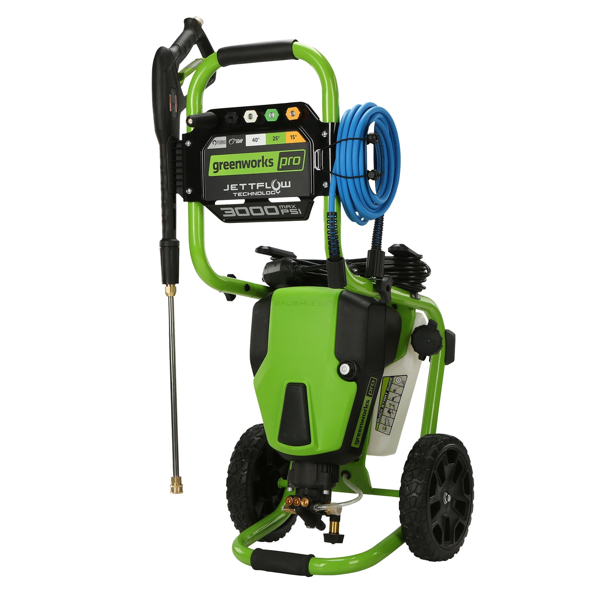 3000 PSI 2-GPM Cold Water Electric Pressure Washer with 5 Spray Tips GPW3000