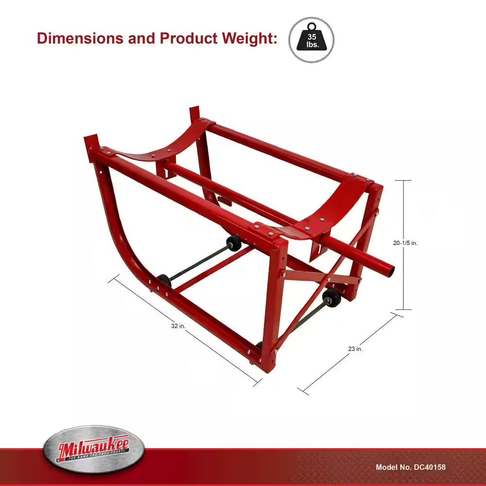 600 Lb. Capacity Drum Cradle