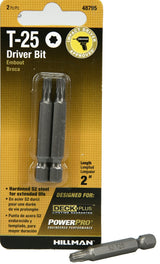 2-in T25 Torx Screwdriver Bit Set (2-Piece) 48795