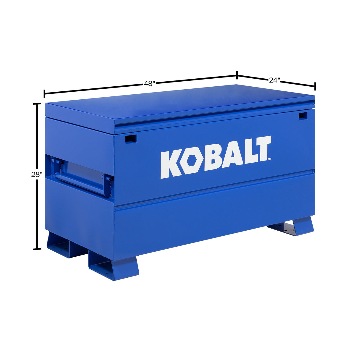 24-in W x 48-in L x 28-in H Blue Steel Jobsite Box KB48