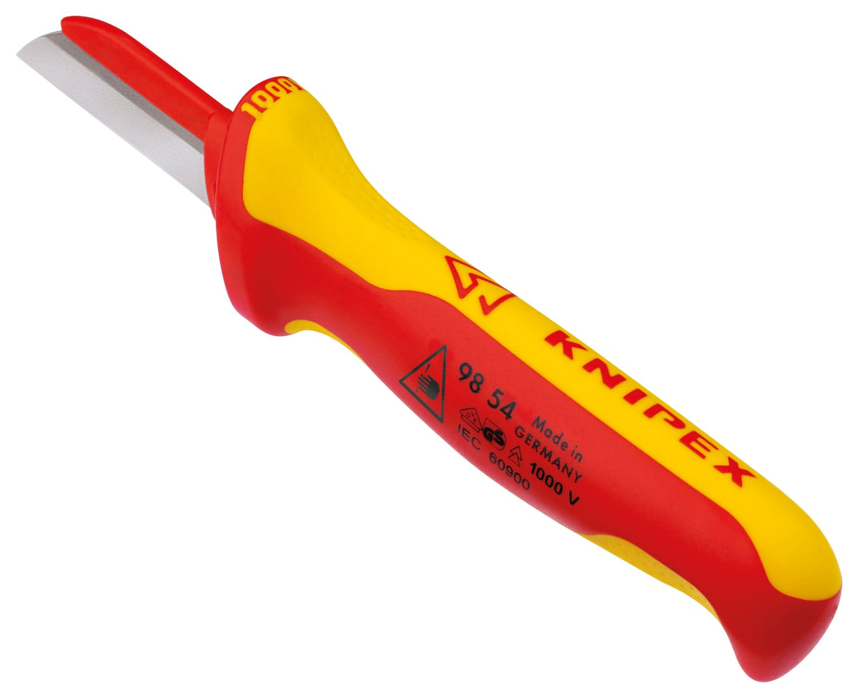 1000V Insulated Utility Knife 1-Blade Fixed Blade Utility Knife with Protective Cap 98 54 SB