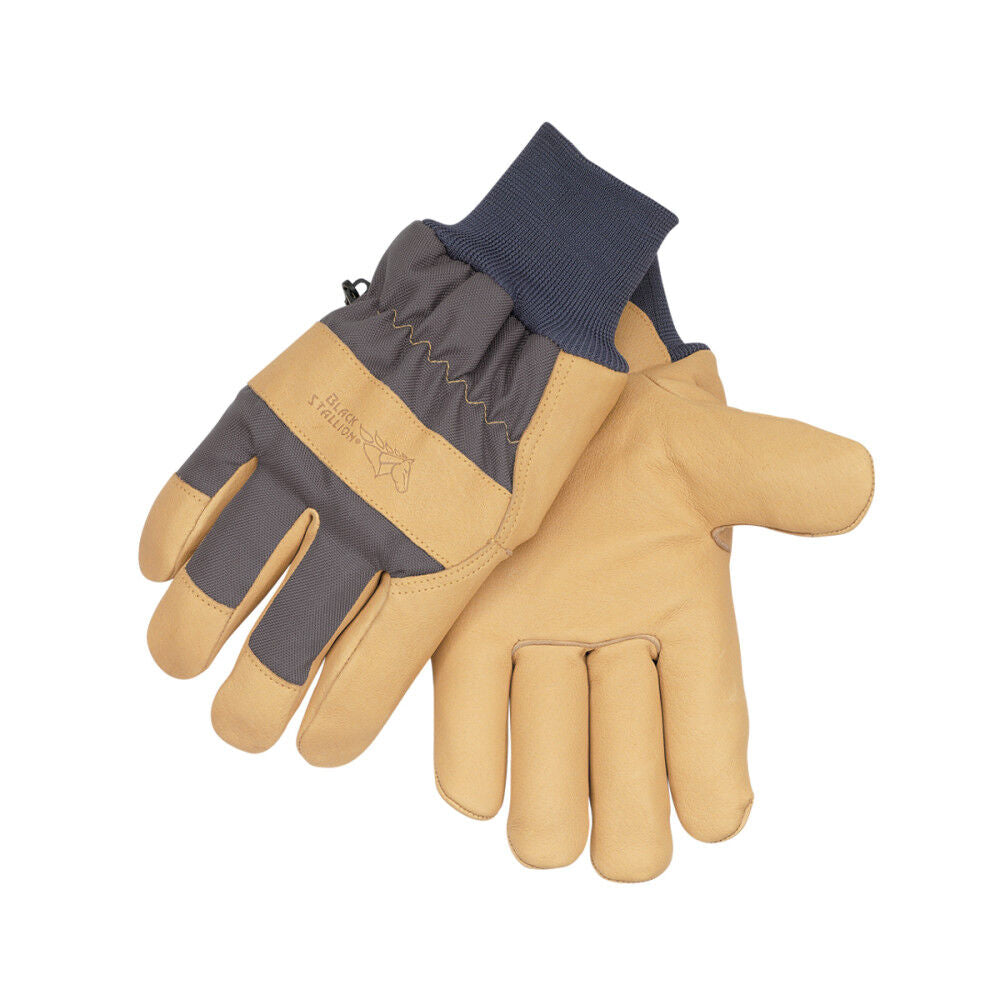 Stallion Grain Pigskin Winter Gloves Large with ImpactNylon 6LPKL