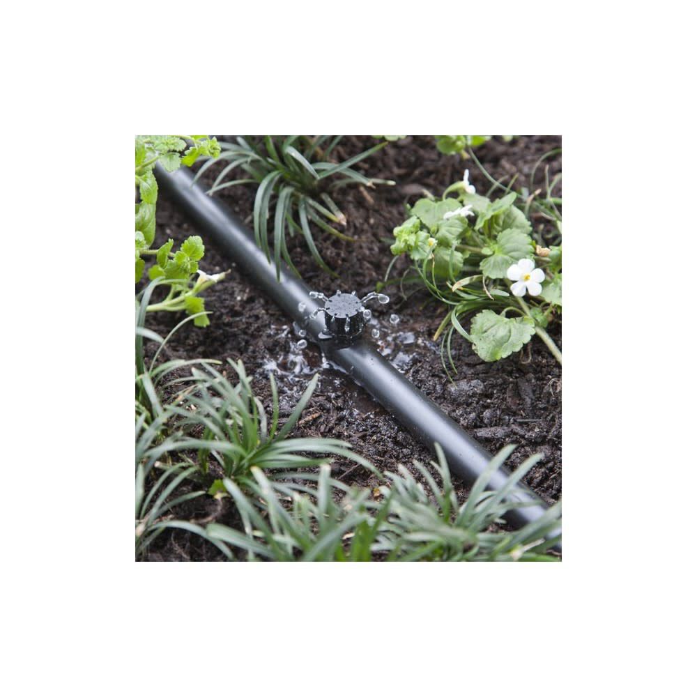 Irrigation Bubbler 13 GPH Black Plastic Full Circle Drip 157050B