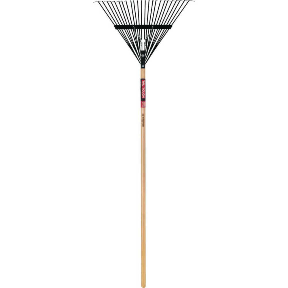 Tru Tough Leaf Rake 24 Tine Heavy Duty Steel 7268667